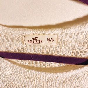 White Cropped Sweater